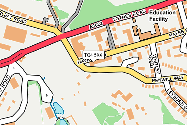 TQ4 5XX map - OS OpenMap – Local (Ordnance Survey)