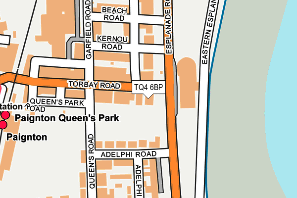 TQ4 6BP map - OS OpenMap – Local (Ordnance Survey)