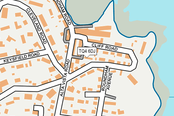 TQ4 6DJ map - OS OpenMap – Local (Ordnance Survey)