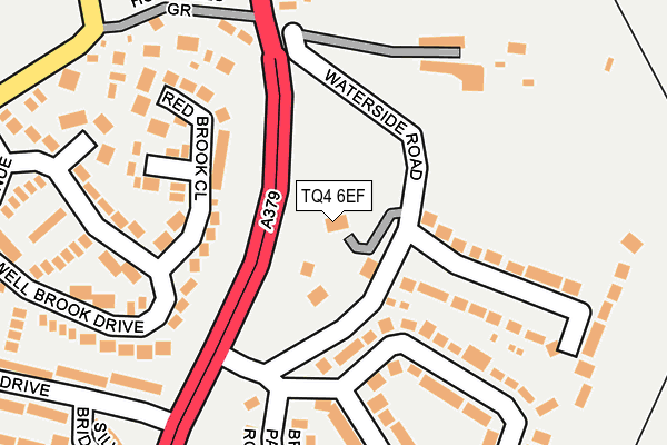 TQ4 6EF map - OS OpenMap – Local (Ordnance Survey)