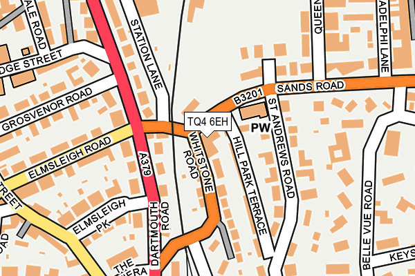 TQ4 6EH map - OS OpenMap – Local (Ordnance Survey)