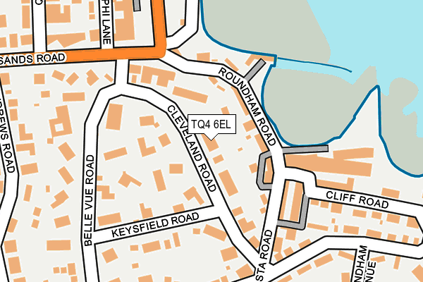 TQ4 6EL map - OS OpenMap – Local (Ordnance Survey)