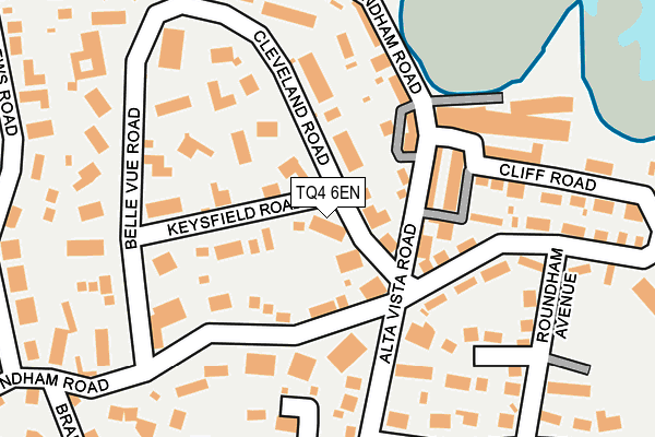 TQ4 6EN map - OS OpenMap – Local (Ordnance Survey)