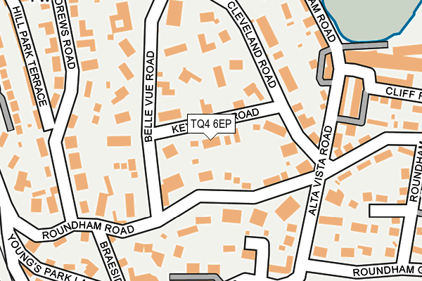 TQ4 6EP map - OS OpenMap – Local (Ordnance Survey)