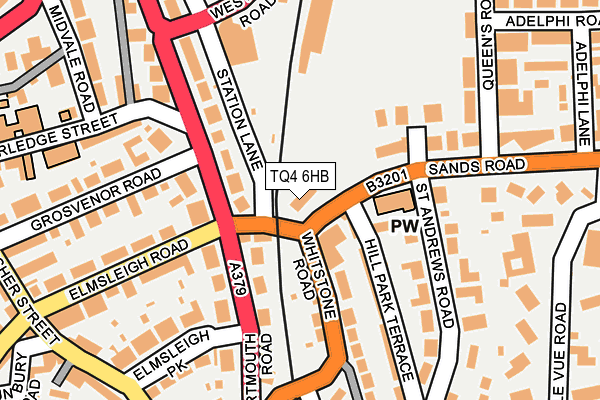 TQ4 6HB map - OS OpenMap – Local (Ordnance Survey)
