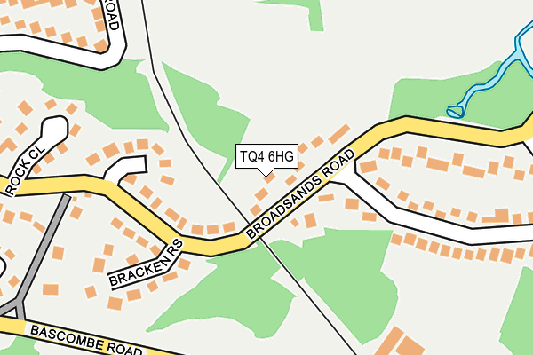 TQ4 6HG map - OS OpenMap – Local (Ordnance Survey)