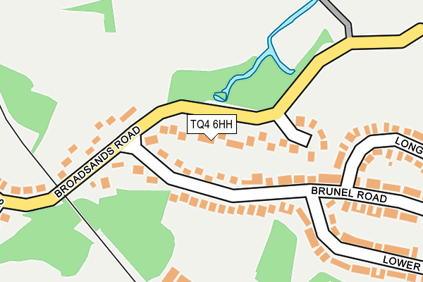 TQ4 6HH map - OS OpenMap – Local (Ordnance Survey)