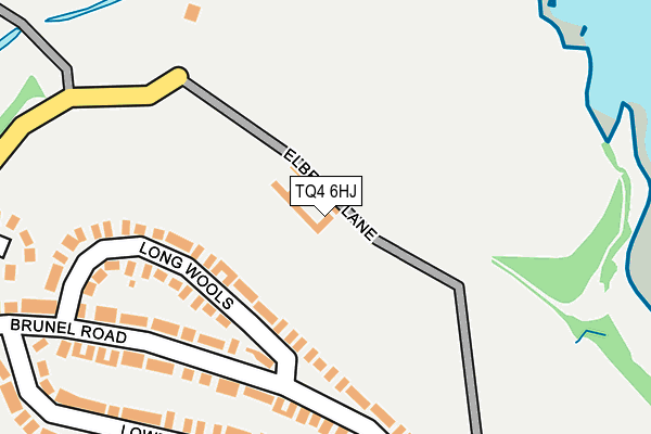 TQ4 6HJ map - OS OpenMap – Local (Ordnance Survey)