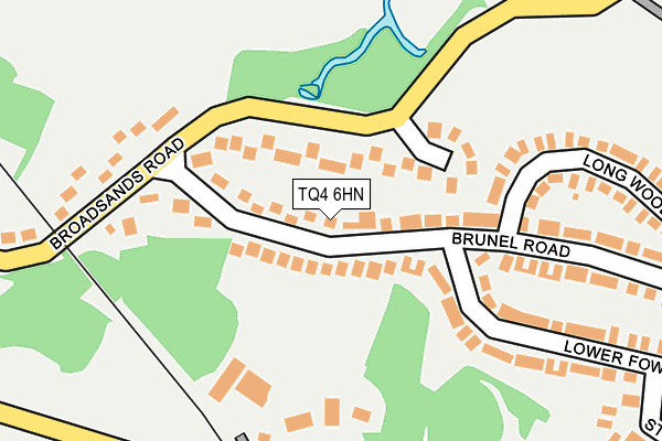 TQ4 6HN map - OS OpenMap – Local (Ordnance Survey)
