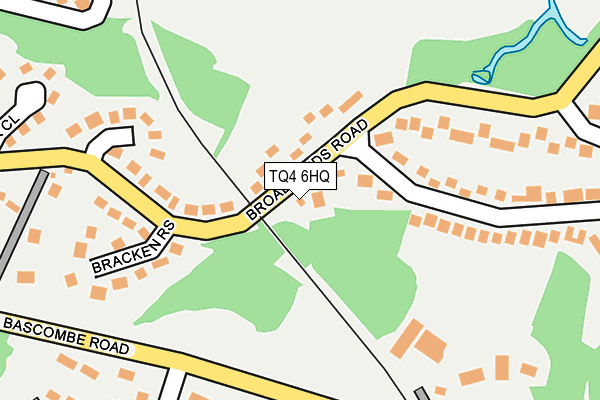 TQ4 6HQ map - OS OpenMap – Local (Ordnance Survey)