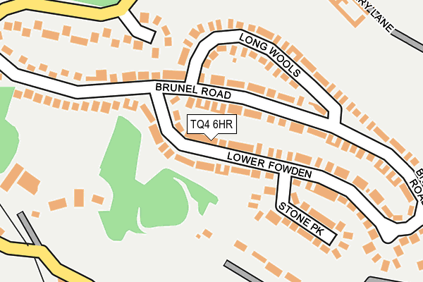 TQ4 6HR map - OS OpenMap – Local (Ordnance Survey)