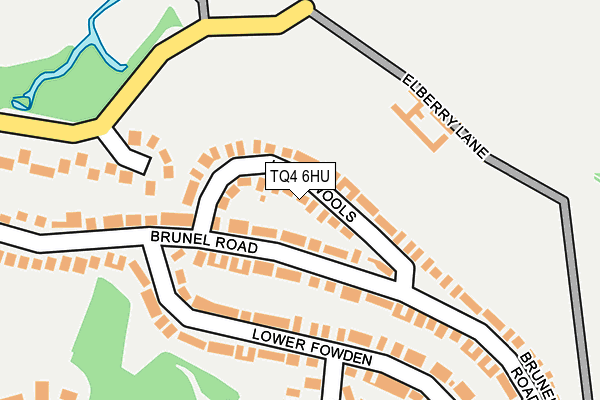 TQ4 6HU map - OS OpenMap – Local (Ordnance Survey)