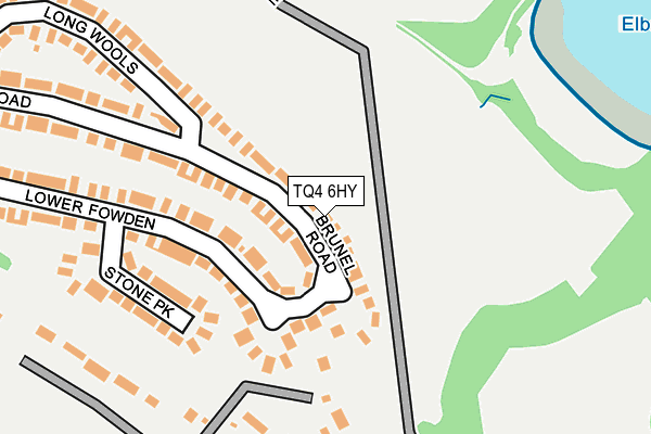 TQ4 6HY map - OS OpenMap – Local (Ordnance Survey)