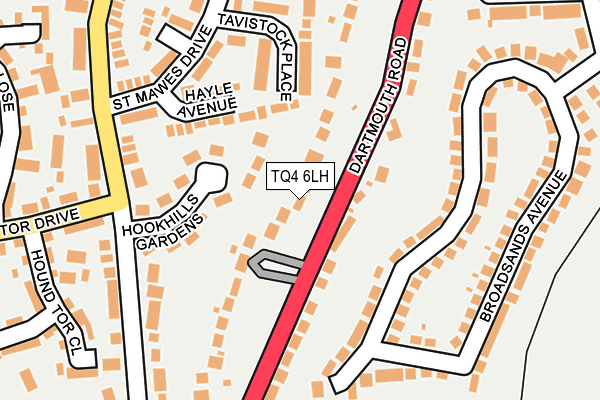 TQ4 6LH map - OS OpenMap – Local (Ordnance Survey)