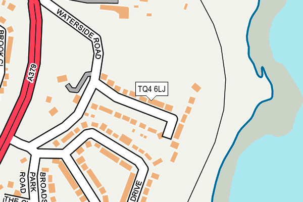 TQ4 6LJ map - OS OpenMap – Local (Ordnance Survey)