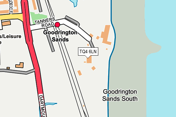 TQ4 6LN map - OS OpenMap – Local (Ordnance Survey)