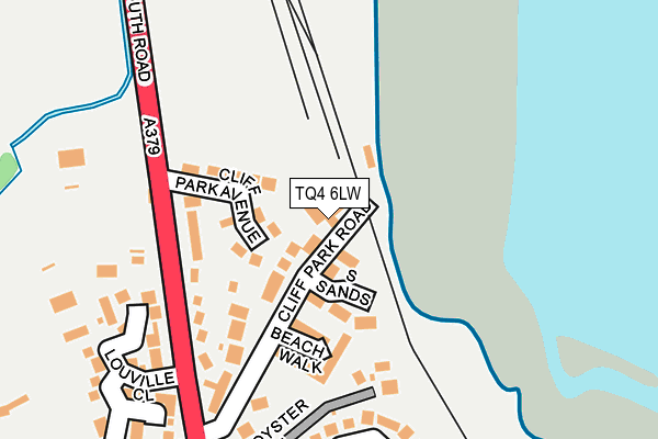 TQ4 6LW map - OS OpenMap – Local (Ordnance Survey)