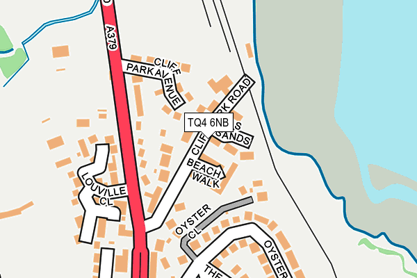 TQ4 6NB map - OS OpenMap – Local (Ordnance Survey)