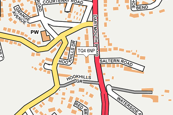TQ4 6NP map - OS OpenMap – Local (Ordnance Survey)