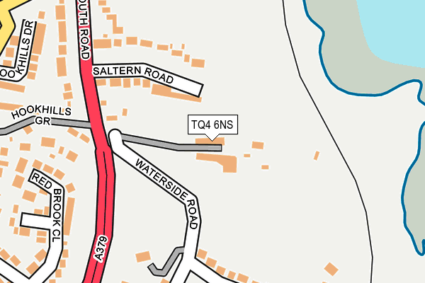 TQ4 6NS map - OS OpenMap – Local (Ordnance Survey)