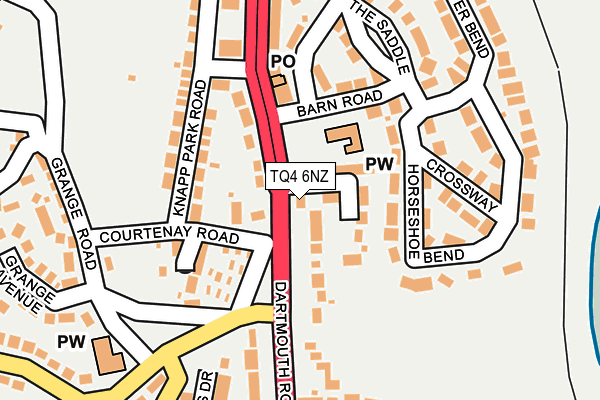 TQ4 6NZ map - OS OpenMap – Local (Ordnance Survey)