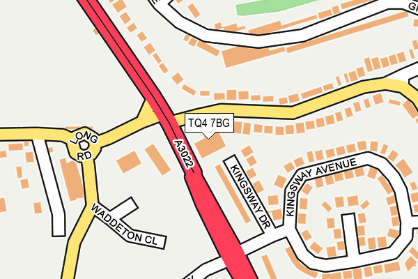TQ4 7BG map - OS OpenMap – Local (Ordnance Survey)