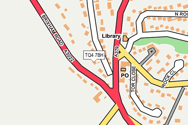 TQ4 7BH map - OS OpenMap – Local (Ordnance Survey)
