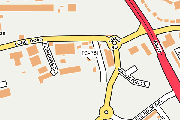 TQ4 7BJ map - OS OpenMap – Local (Ordnance Survey)