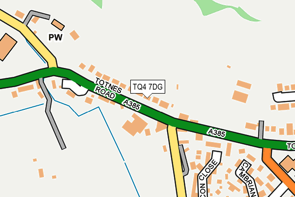 TQ4 7DG map - OS OpenMap – Local (Ordnance Survey)