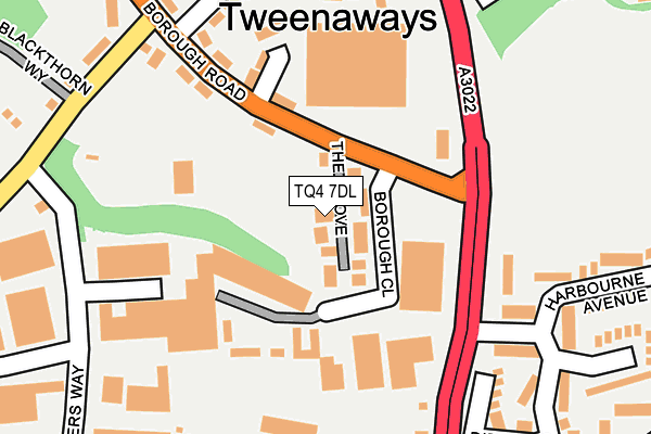 TQ4 7DL map - OS OpenMap – Local (Ordnance Survey)