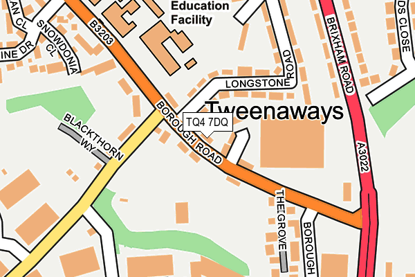TQ4 7DQ map - OS OpenMap – Local (Ordnance Survey)