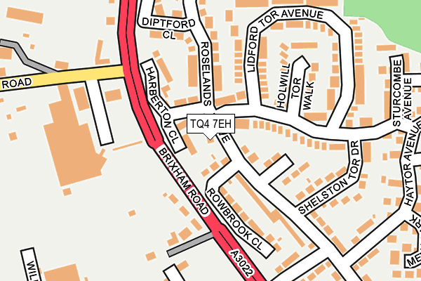 TQ4 7EH map - OS OpenMap – Local (Ordnance Survey)