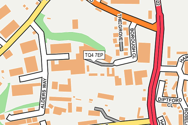 TQ4 7EP map - OS OpenMap – Local (Ordnance Survey)