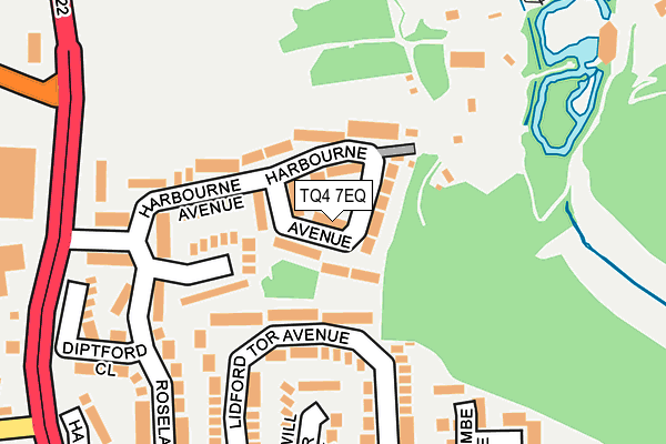 TQ4 7EQ map - OS OpenMap – Local (Ordnance Survey)