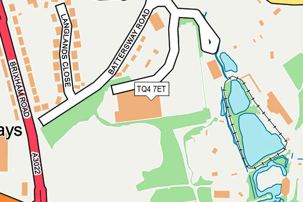 TQ4 7ET map - OS OpenMap – Local (Ordnance Survey)