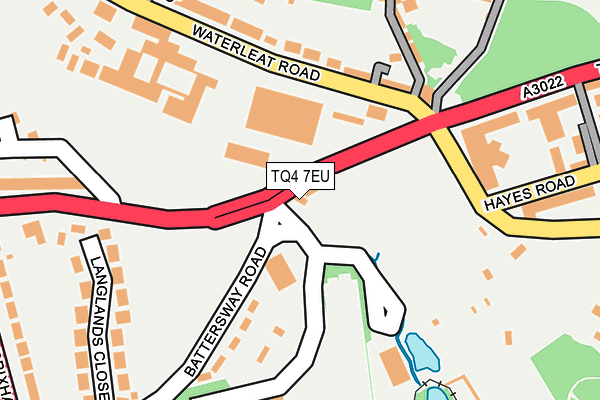 TQ4 7EU map - OS OpenMap – Local (Ordnance Survey)