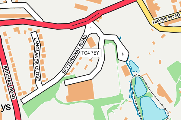 TQ4 7EY map - OS OpenMap – Local (Ordnance Survey)
