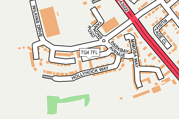 TQ4 7FL map - OS OpenMap – Local (Ordnance Survey)