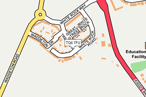 TQ4 7FU map - OS OpenMap – Local (Ordnance Survey)