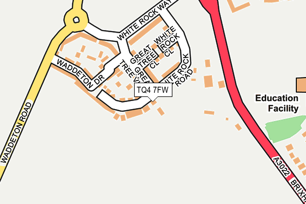TQ4 7FW map - OS OpenMap – Local (Ordnance Survey)