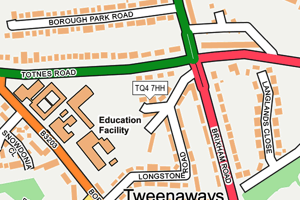 TQ4 7HH map - OS OpenMap – Local (Ordnance Survey)