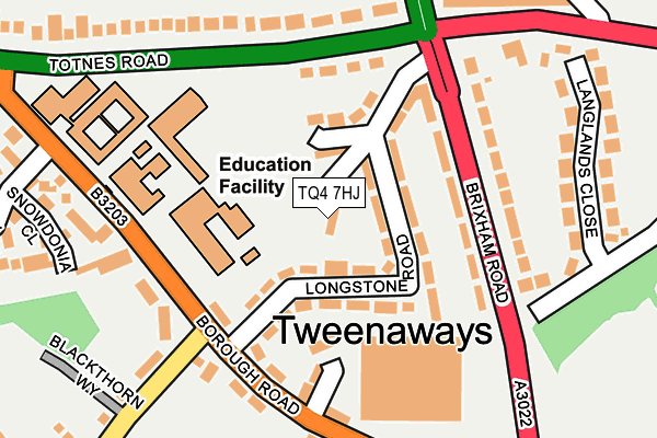 TQ4 7HJ map - OS OpenMap – Local (Ordnance Survey)