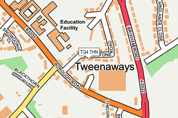 TQ4 7HN map - OS OpenMap – Local (Ordnance Survey)