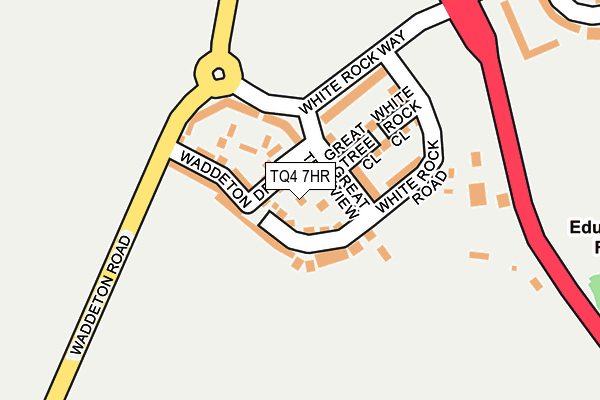 TQ4 7HR map - OS OpenMap – Local (Ordnance Survey)