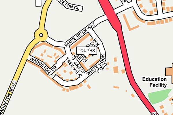 TQ4 7HS map - OS OpenMap – Local (Ordnance Survey)