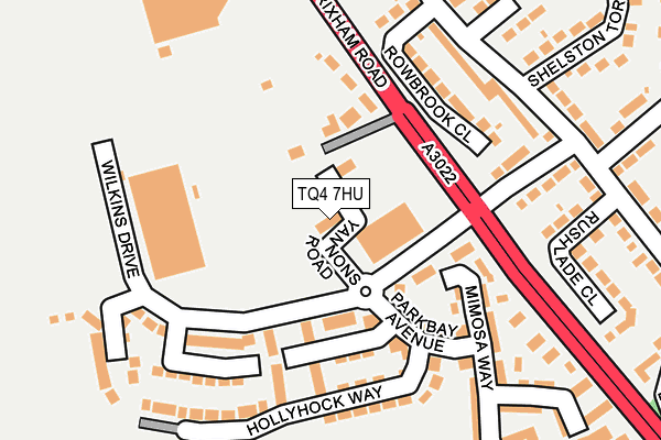 TQ4 7HU map - OS OpenMap – Local (Ordnance Survey)