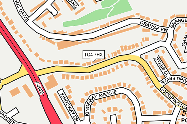 TQ4 7HX map - OS OpenMap – Local (Ordnance Survey)