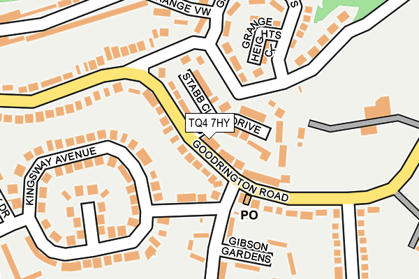 TQ4 7HY map - OS OpenMap – Local (Ordnance Survey)