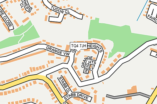 TQ4 7JH map - OS OpenMap – Local (Ordnance Survey)