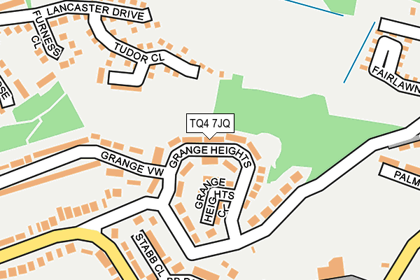 TQ4 7JQ map - OS OpenMap – Local (Ordnance Survey)
